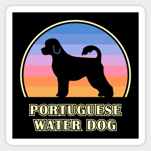 Portuguese Water Dog Vintage Sunset Dog Sticker